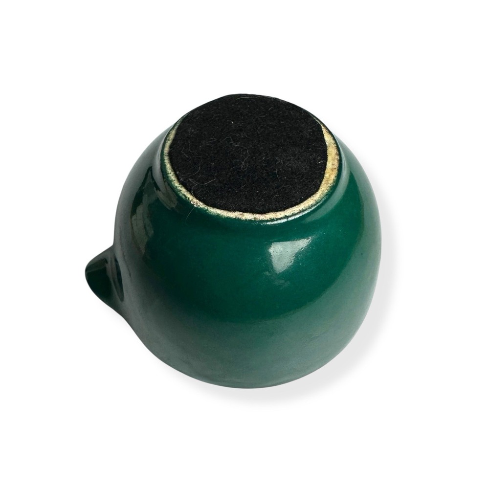 Vintage Ceramic Mortar & Pestles Green Gold 3.5" Small Bowl Dish RX Herb Grinder - Picture 13 of 14